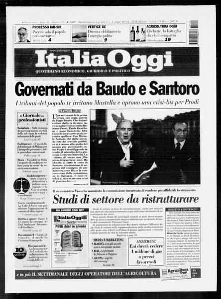 Italia oggi : quotidiano di economia finanza e politica